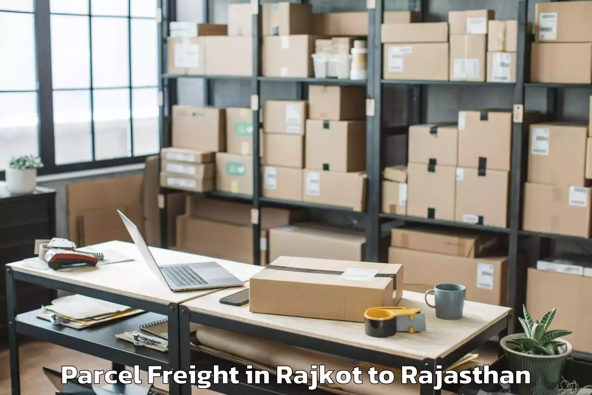 Discover Rajkot to Mahatma Jyoti Rao Phoole Unive Parcel Freight